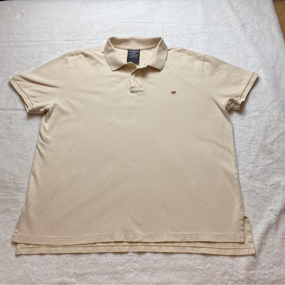 Polo Jeans Co Ralph Lauren Cream Polo Shirt Size XL